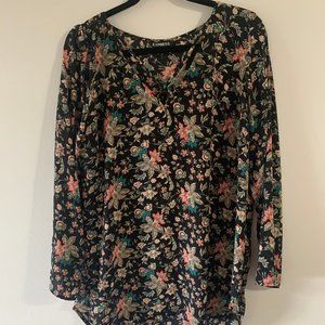 Long Crisscross Blouse